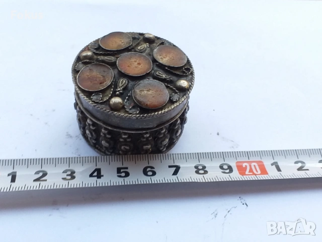 ПРЕКРАСНА МАЛКА КУТИЙКА КАДИФЕ, снимка 6 - Антикварни и старинни предмети - 53524912