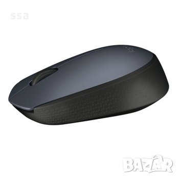 Logitech M170, безжична мишка, (1000 dpi), USB, сива - 24 месеца гаранция **, снимка 1 - Клавиатури и мишки - 35687380