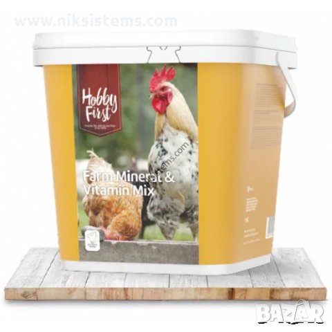 Витамини и Минерали за Птици 5 кг. - Farm Mineral & Vitamin Mix, снимка 1 - За птици - 35879692