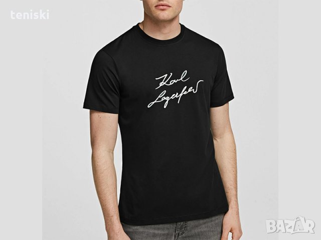 Мъжка тениска Karl Lagerfeld Модели и размери , снимка 8 - Тениски - 29906971