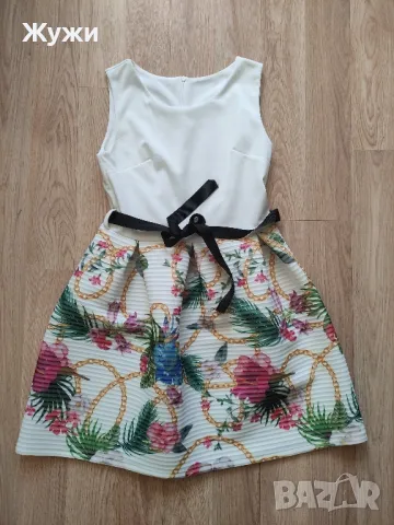 Елегантна дамска рокля, размер М, снимка 1