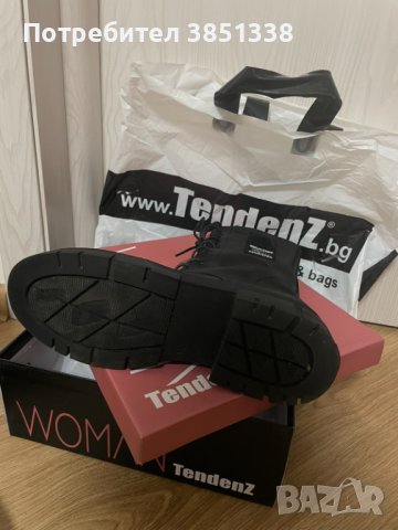 Ботуши,нови,на Тенденз 41номер,стелка 26. 5см, снимка 6 - Дамски ботуши - 44246136