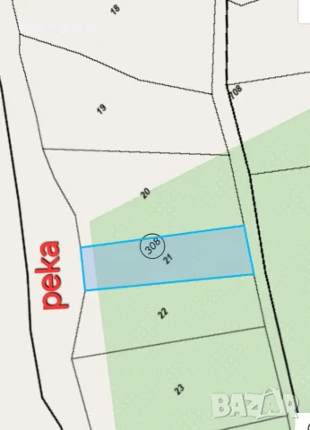 продавам парцел 527м2 Карлово до реката, снимка 2 - Парцели - 56015168