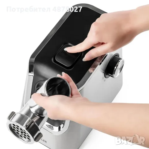 Месомелачка с приставки за домати и колбаси Muhler, 1800W, снимка 9 - Месомелачки - 55771914