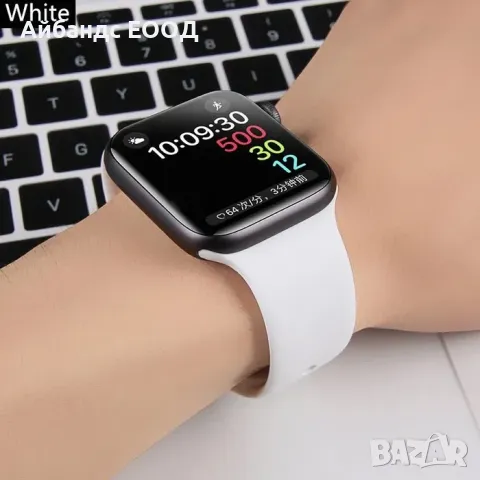 Силиконова каишка за Apple Watch ULTRA/SE/10/9/8/7/6/5, снимка 5 - Каишки за часовници - 49423980