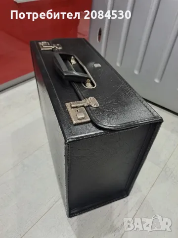Твърд кожен куфар 46/33/20см, снимка 8 - Куфари - 49165891