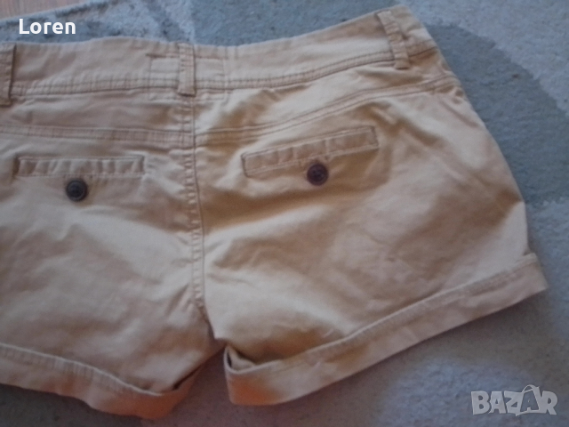 Къси панталони в кремав цвят, снимка 6 - Панталони - 44518308