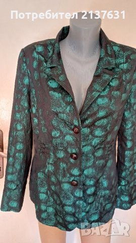 ЕЛЕГАНТНО ДАМСКО САКО  - Размер 40, снимка 3 - Сака - 42533034