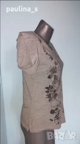 Четири броя / Маркова блуза тип туника с декорации, от памук , снимка 5 - Блузи с дълъг ръкав и пуловери - 32870791