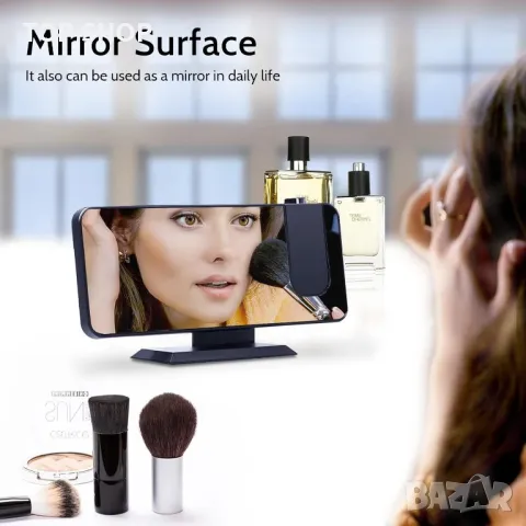 Прожекционен будилник LED дигитален,FM радио,температура и влажност,USB порт за зареждане,огледален, снимка 6 - Друга електроника - 48804898