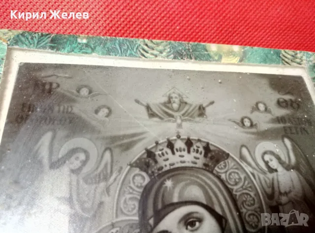 ПРЕСВЕТА БОГОРОДИЦА с ИИСУС ХРИСТОС Старинна ПРАВОСЛАВНА ИКОНА ГРАФИЧНА ЛИТОГРАФИЯ ОТПЕЧАТЪК 47642, снимка 3 - Икони - 47920328