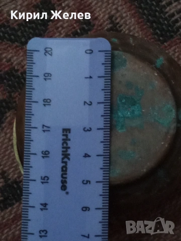 Малко медно котле с дръжка 54266, снимка 5 - Антикварни и старинни предмети - 53639411