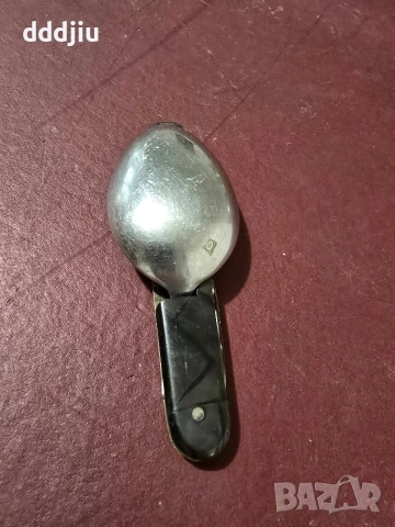 Сгъваема лъжица Петко Денев , снимка 3 - Антикварни и старинни предмети - 52688861