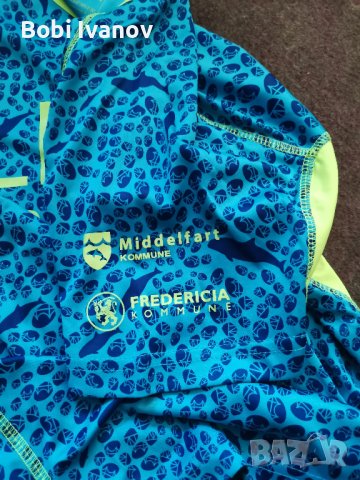 Тениска синя щампована размер M, снимка 5 - Тениски - 42034711