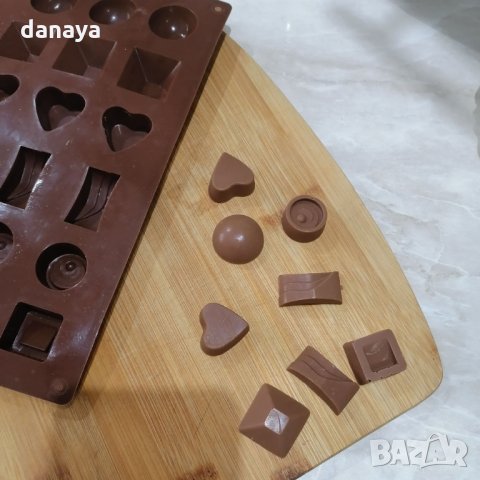 2408 Силиконова форма за шоколадови бонбони Бонбониера, снимка 3 - Форми - 34125912