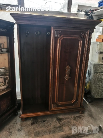 Красиво антикварно портманто, снимка 3 - Портманта - 53716421