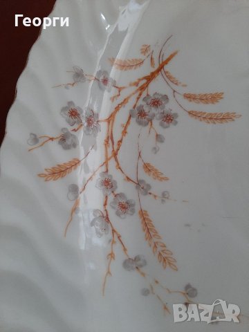 Порцелан голямо плато, снимка 2 - Чинии - 40460365