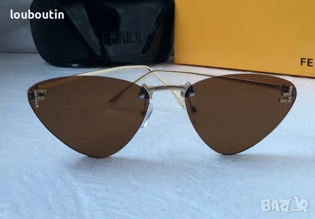 Fendi Дамски слънчеви очила тъиъгълни 3 цвята, снимка 12 - Слънчеви и диоптрични очила - 47930952
