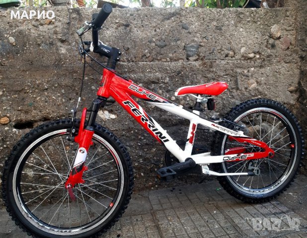 Нов Алуминиев велосипед 20цола Ferini Duke 6 скорости шимано Детски с, снимка 2 - Велосипеди - 41936763