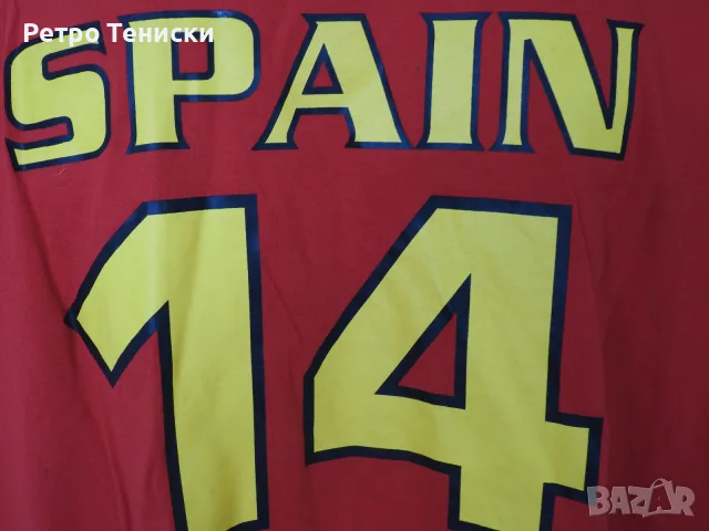 Тениска Spain — Мъже размер XXL Червено, снимка 4 - Футбол - 56319231