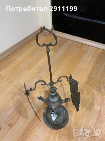 Стара маслена лампа, снимка 7 - Антикварни и старинни предмети - 41242834