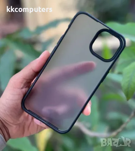Калъф Wlons Акрилен Силикон Мат /Черна рамка/ за iPhone 15 Plus 6.7 Баркод : 3126670