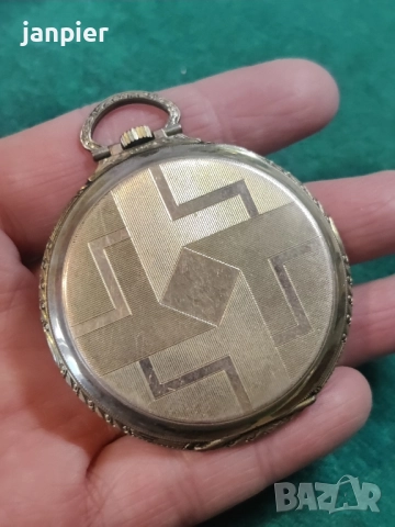 Джобен часовник Chronometre, снимка 2 - Антикварни и старинни предмети - 52400133