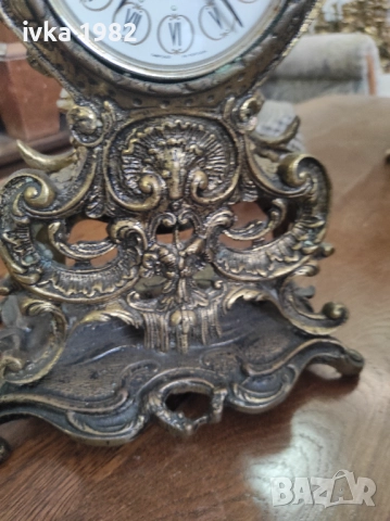 Настолен часовник , снимка 4 - Антикварни и старинни предмети - 51946078