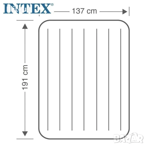 Надуваем матрак Classic Downy Bed - 137 x 191 x 25 cm, снимка 2 - Други стоки за дома - 53472427