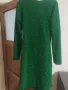 Нова тъмно зелена рокля Универсален размер до 110гръдна внос Италия , снимка 3