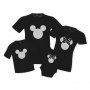 Семейни тениски Mickey Minnie mouse head family set