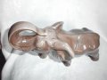 Стара Керамична  Фигура, Статуетка - Слон, снимка 6