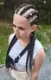 💜Боксьорски Плитки🩷💎 Прически за МАЙКА И ДЪЩЕРЯ ❤️ ПРОМО ЦЕНА ❤️ Бохо Плитки Ариел Къдрици Афро, снимка 4