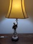 италианска ретро бронзова настолна лампа , снимка 11