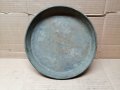 Стара Кована Медна Тава За Баница. , снимка 3