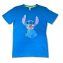 Нова детска тениска с дигитален печат Стич (Stitch) в син цвят, снимка 1