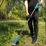 Акумулаторен тример с 8 Приставки за рязане,с регулируема дръжка и олекотен дизайн, снимка 2