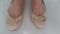 Дамски обувки, тип пантофка, цвят пудра, снимка 2