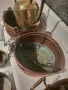 Стари брозови, бакърени, антични съдове за декорация, снимка 14