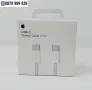   Кабел Зарядно за Apple iPhone USB C to USB C 1m 15 до 17 ProMax, iPad 1m за iPhone 15, 16, iPad, снимка 1