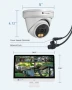 Нова CCTV 4K охранителна система с цвят нощно виждане и 2-Way Audio, снимка 2