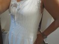 Дълга бяла рокля , снимка 1 - Рокли - 41431718