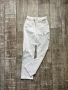 Бели разкошни елегантни дънки дънкови панталони с бяла дантела, снимка 4