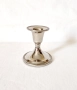 Малък посребрен свещник, снимка 1