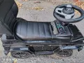 Кола за яздене с дръжка Lorelli - Mercedes-benz G350d, черна, снимка 6