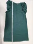 Дамска тъмно зелена рокля, снимка 8