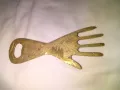 Бронзова отварачка ръка винтидж, снимка 2