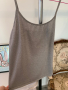 Сив потник със сребристи нишки в размер М/L, снимка 3