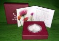 ПРОМО ЦЕНА!!! Сребърна монета "Роза" - ПРЕМИУМ КАЧЕСТВО, снимка 1 - Романтични подаръци - 39061248