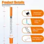Нов комплект 10 броя спринцовки 1 ml с игла 31G 8 mm, стерилно индивидуално опаковани, снимка 2
